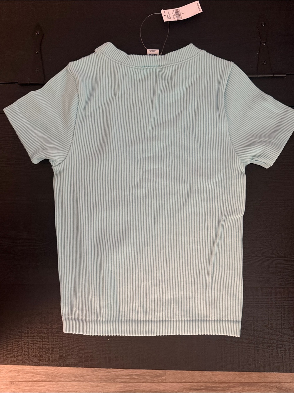 Classic Ribbed Tee - Light Blue - Picture 4 of 4